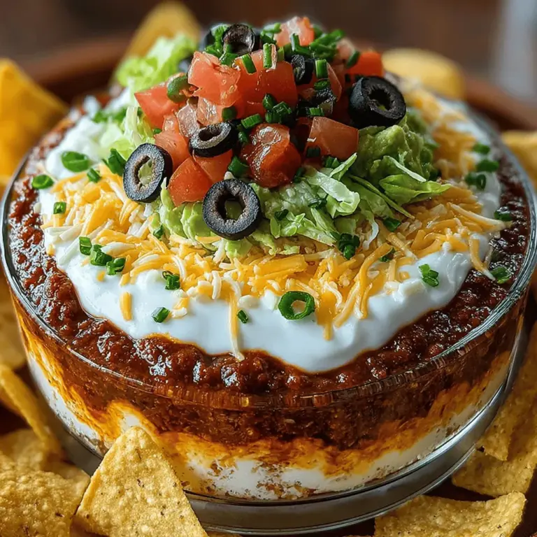 Taco-Dips haben ihren Ursprung in der mexikanischen Küche, die für ihre Vielfalt und die Verwendung frischer Zutaten bekannt ist. Der Taco-Dip, wie wir ihn heute kennen, wurde in den USA populär, als mexikanische Aromen und Zutaten in die amerikanische Snackkultur integriert wurden. Es ist eine köstliche Kombination aus Bohnen, Käse, Gemüse und Saucen, die in verschiedenen Schichten angeordnet sind, um ein visuelles und geschmackliches Fest zu schaffen. Die Beliebtheit von Taco-Dips lässt sich nicht nur auf ihren großartigen Geschmack zurückführen, sondern auch auf ihre Vielseitigkeit – sie können leicht an persönliche Vorlieben angepasst werden.
