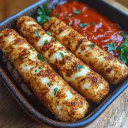 Mozzarella-Stäbchen sind eine köstliche und beliebte Snack-Option, die in vielen Restaurants und Fast-Food-Ketten zu finden sind. Diese goldenen, knusprigen Leckerbissen sind nicht nur ein Gaumenschmaus, sondern auch ein wahrer Blickfang auf jedem Party-Buffet. Traditionell aus frischem Mozzarella-Käse hergestellt, der in einen knusprigen Teig eingehüllt und anschließend frittiert wird, sind sie perfekt zum Dippen in eine herzhafte Marinara-Sauce.