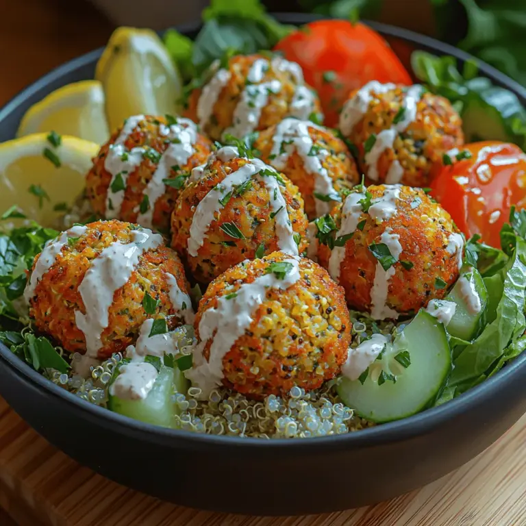 Willkommen zu einem der gesündesten und schmackhaftesten Rezepte, die Sie je ausprobieren werden – den gebackenen Falafel Power Bowls! Diese köstlichen Schalen vereinen die Aromen des Nahen Ostens und sind perfekt für alle, die sich gesund ernähren möchten, ohne auf Geschmack zu verzichten. Falafel sind nicht nur eine hervorragende Proteinquelle, sondern auch reich an Ballaststoffen, was sie zu einer idealen Wahl für eine ausgewogene Ernährung macht.