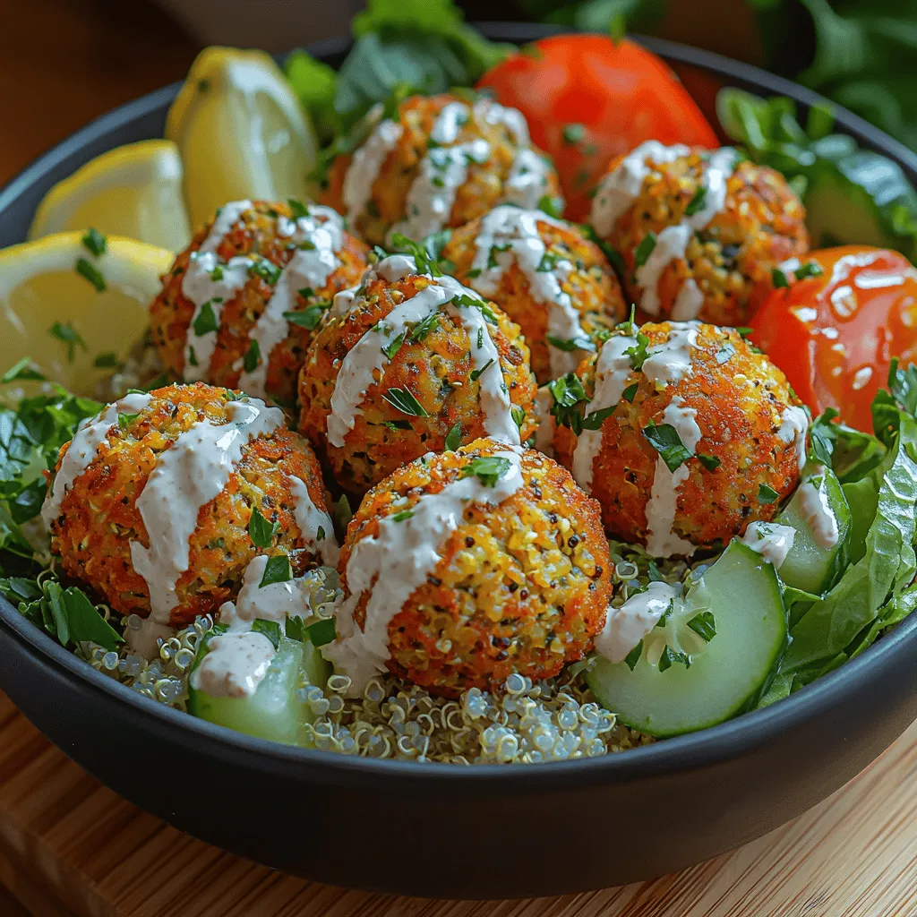 Willkommen zu einem der gesündesten und schmackhaftesten Rezepte, die Sie je ausprobieren werden – den gebackenen Falafel Power Bowls! Diese köstlichen Schalen vereinen die Aromen des Nahen Ostens und sind perfekt für alle, die sich gesund ernähren möchten, ohne auf Geschmack zu verzichten. Falafel sind nicht nur eine hervorragende Proteinquelle, sondern auch reich an Ballaststoffen, was sie zu einer idealen Wahl für eine ausgewogene Ernährung macht.