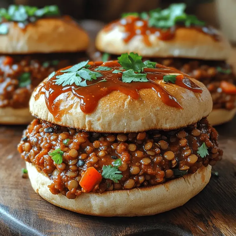 Wenn Sie auf der Suche nach einem herzhaften, nahrhaften und dennoch köstlichen Rezept sind, das sowohl Vegetarier als auch Fleischliebhaber begeistert, dann sind diese BBQ-Linsen Sloppy Joes genau das Richtige für Sie. Dieses Rezept ist eine kreative und gesunde Abwandlung des klassischen Sloppy Joe, bei dem anstelle von Hackfleisch proteinreiche Linsen verwendet werden. Diese herzhafte Füllung wird mit einer köstlichen BBQ-Sauce kombiniert, die jedem Biss einen rauchigen, süßen Geschmack verleiht. Ideal für ein schnelles Abendessen oder für die nächste Grillparty, diese Sloppy Joes sind nicht nur lecker, sondern auch einfach zuzubereiten.