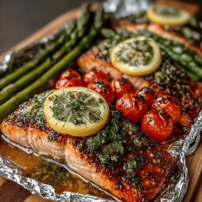 Lachs ist nicht nur ein köstlicher Fisch, sondern auch eine wahre Nährstoffbombe, die reich an Omega-3-Fettsäuren, Proteinen und Vitaminen ist. Unter den vielen Möglichkeiten, Lachs zuzubereiten, hat sich das Garen in Alufolie als besonders beliebt etabliert. Diese Zubereitungsmethode sorgt dafür, dass der Fisch saftig bleibt und die Aromen der hinzugefügten Zutaten perfekt zur Geltung kommen. Eines der besten Rezepte in dieser Kategorie ist der Zesty Citrus Dill Lachs in Alufolie, ein Gericht, das nicht nur einfach zuzubereiten ist, sondern auch frisch und leicht schmeckt.