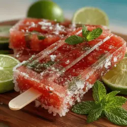 Die Wassermelone ist eine der beliebtesten Früchte des Sommers und hat ihren Ursprung in Afrika, wo sie als Wildpflanze entdeckt wurde. Heute ist sie weltweit verbreitet und wird in vielen Ländern als erfrischender Snack genossen. Mit ihrem hohen Wassergehalt von etwa 92 % ist die Wassermelone nicht nur lecker, sondern auch sehr hydratisierend. Die süße und saftige Textur macht sie zu einer idealen Grundlage für Eis-Pops, die sowohl Kinder als auch Erwachsene begeistern.