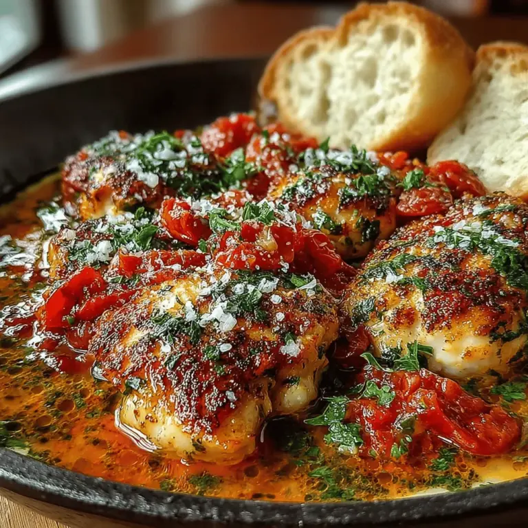 In der Welt der italienischen Küche gibt es zahlreiche Gerichte, die mit ihrer Vielfalt und Aromen begeistern. Unter diesen ist das langsam gekochte samtige Tomaten-Basilikum-Hühnchen ein absolutes Highlight. Dieses Gericht vereint zarte Hähnchenbrustfilets mit einer reichhaltigen, aromatischen Tomatensauce, die mit frischem Basilikum und einer cremigen Note verfeinert wird. Es ist nicht nur geschmacklich ein wahrer Genuss, sondern auch einfach zuzubereiten, was es zu einer idealen Wahl für die Familie oder Gäste macht.