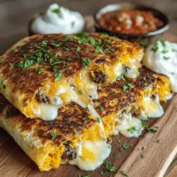 In der modernen Küche sind Rezepte mehr als nur eine Anleitung zur Zubereitung von Speisen; sie sind eine Möglichkeit, kreative Ideen auszudrücken und gesunde, schmackhafte Mahlzeiten zuzubereiten. Die Vielfalt an Geschmäckern und Zutaten ermöglicht es jedem, sein eigenes kulinarisches Meisterwerk zu kreieren. Heute stellen wir Ihnen ein Rezept vor, das nicht nur lecker, sondern auch nahrhaft ist: die Süßkartoffel-Black Bean Quesadilla-Taschen. Diese Quesadillas sind eine wunderbare Kombination aus süßer, cremiger Süßkartoffel und herzhaften schwarzen Bohnen, die in einer knusprigen Tortilla eingekuschelt sind.
