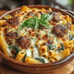 Essen ist nicht nur ein Grundbedürfnis, sondern auch eine Kunstform und eine Möglichkeit, mit Freunden und Familie zu kommunizieren. Rezepte spielen eine zentrale Rolle in der Küche, denn sie helfen uns, köstliche Gerichte zuzubereiten, die nicht nur gut schmecken, sondern auch Erinnerungen schaffen. Heute stellen wir Ihnen ein besonders leckeres Rezept vor: Cremige gebackene Penne mit italienischer Wurst. Dieses Gericht vereint die herzhaften Aromen von italienischer Wurst mit einer cremigen Käsesauce und frischem Gemüse, was es zur perfekten Wahl für ein gemütliches Abendessen oder eine Feier macht.