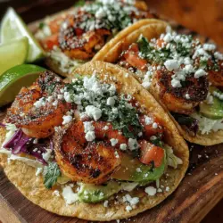 Die Spritzigen Limetten- und Koriander-gegrillten Garnelen-Tacos sind ein wahres Fest für die Sinne. Dieses beliebte Gericht vereint die frischen Aromen der Meeresfrüchte mit der spritzigen Frische von Limetten und dem aromatischen Duft von Koriander, was es zu einer perfekten Wahl für sommerliche Grillabende oder gemütliche Familienessen macht. In den letzten Jahren haben sich Tacos zu einem kulinarischen Trend entwickelt, der nicht nur in Mexiko, sondern auch weltweit immer mehr an Beliebtheit gewinnt. Die einfache Zubereitung und die Vielseitigkeit machen sie zu einem idealen Gericht für jeden Anlass.