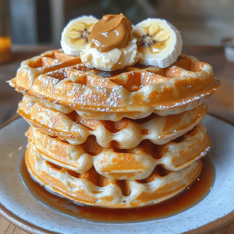 Willkommen in der Welt der fluffigen Erdnussbutter-Protein-Waffeln! Wenn Sie auf der Suche nach einem köstlichen Frühstück sind, das sowohl nahrhaft als auch einfach zuzubereiten ist, sind Sie hier genau richtig. Dieses Rezept vereint alle Vorzüge einer gesunden Mahlzeit: es ist proteinreich, voller gesunder Fette und bietet Ihnen die Energie, die Sie für den Tag benötigen. Egal, ob Sie ein Fitness-Enthusiast sind oder einfach nur eine schmackhafte Alternative zu herkömmlichen Waffeln suchen, diese Erdnussbutter-Waffeln werden Ihnen den Tag versüßen.