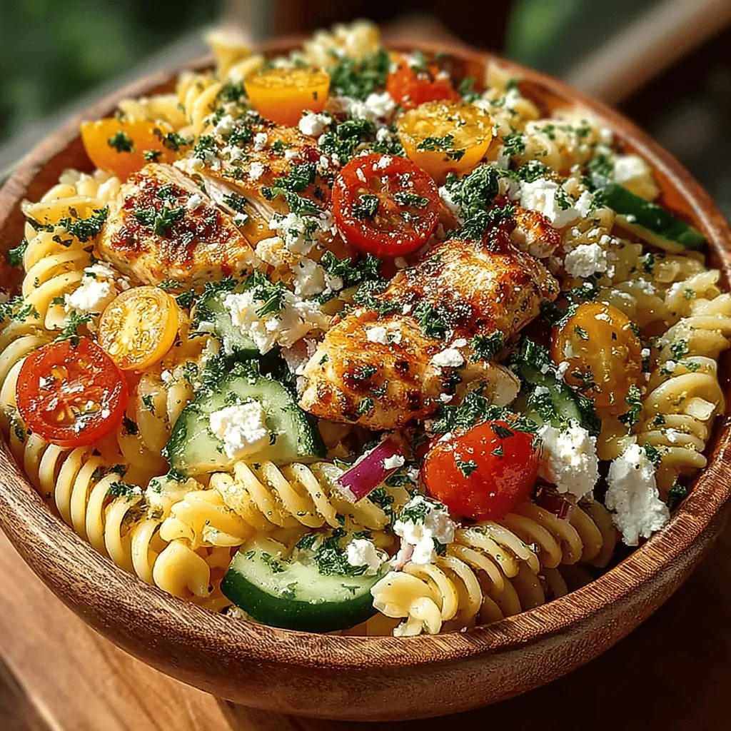 Die mediterrane Küche begeistert nicht nur durch ihre Vielfalt, sondern auch durch die Frische und Leichtigkeit ihrer Gerichte. Ein Paradebeispiel dafür ist der Mediterrane Brise Hähnchen-Pasta-Salat, der perfekt für warme Sommertage ist. Dieser Salat kombiniert saftige Hähnchenbrust mit knackigem Gemüse und aromatischen Kräutern, und ist somit nicht nur ein Genuss für den Gaumen, sondern auch ein echter Augenschmaus.