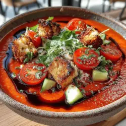 Die Erfrischende Kalte Tomaten-Basilikum-Suppe ist ein beliebtes Gericht, das besonders in den warmen Monaten großen Anklang findet. Diese leichte und aromatische Suppe ist nicht nur ein Genuss für die Sinne, sondern auch eine hervorragende Möglichkeit, frische, saisonale Zutaten zu verwenden. Tomaten, die in der Hochsommerzeit am besten schmecken, bilden die Grundlage dieser köstlichen Suppe. Kombiniert mit frischem Basilikum und anderen knackigen Zutaten, wird sie zu einem unverzichtbaren Teil jeder sommerlichen Mahlzeit.