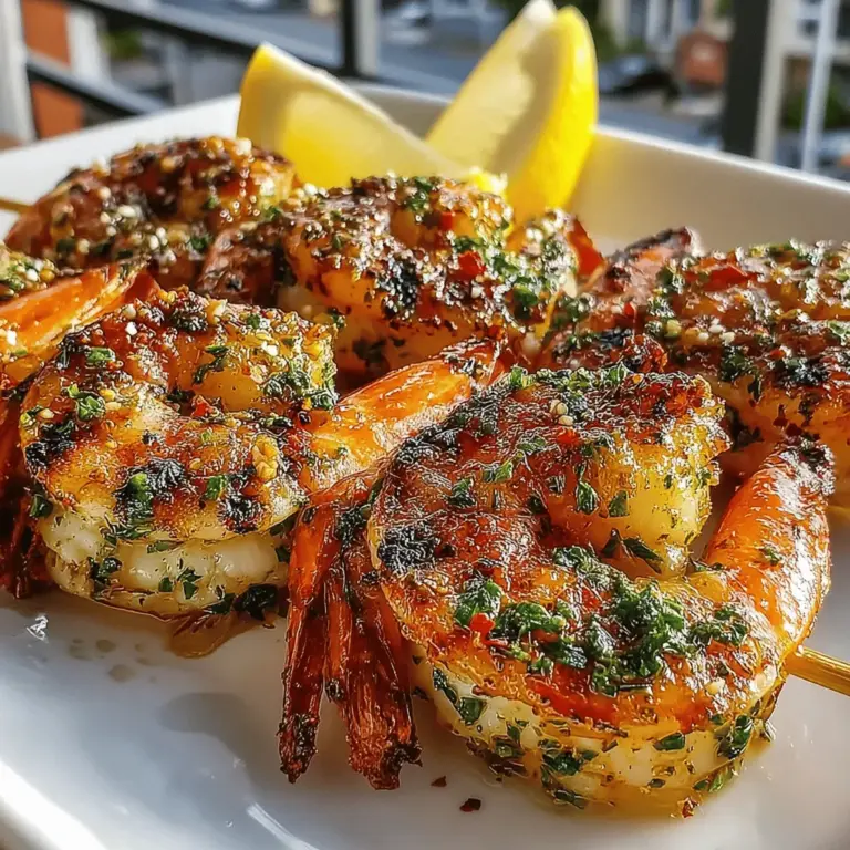 Die Knoblauchbutter gegrillten Garnelen sind nicht nur ein Gaumenschmaus, sondern auch ein ideales Gericht für Grillabende, Partys oder einfach als schnelles Abendessen. Die Kombination aus zarten Garnelen, aromatischer Knoblauchbutter und einem Hauch von frischer Zitrone macht dieses Rezept zu einem echten Klassiker in der mediterranen Küche. Garnelen sind nicht nur köstlich, sondern auch gesund – sie sind reich an Proteinen und enthalten wertvolle Mineralstoffe. In Kombination mit der geschmolzenen Butter und dem frischen Knoblauch entsteht eine Geschmacksexplosion, die jeden Fischliebhaber begeistern wird.