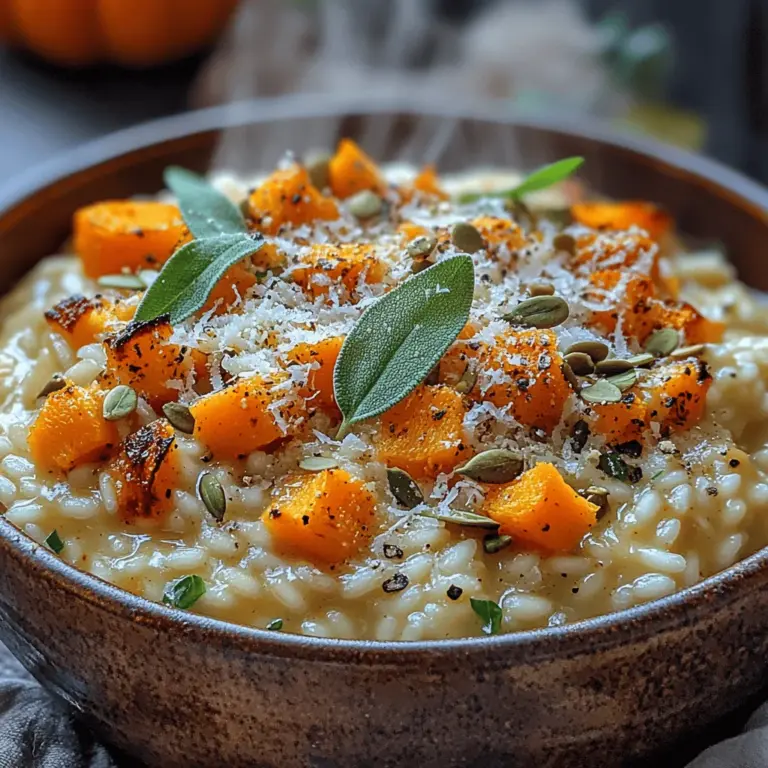 Herbstzeit ist Kürbiszeit! Wenn die Blätter sich färben und die Temperaturen sinken, gibt es kaum etwas Gemütlicheres und Schmackhafteres als ein cremiges Risotto mit Butternut-Kürbis. Dieses Samtkürbis-Risotto ist nicht nur ein Fest für die Augen, sondern auch ein Geschmackserlebnis, das die Aromen des Herbstes perfekt einfängt. Mit seiner samtigen Textur und dem nussigen Geschmack des Kürbisses wird dieses Gericht schnell zum Favoriten in der kalten Jahreszeit.