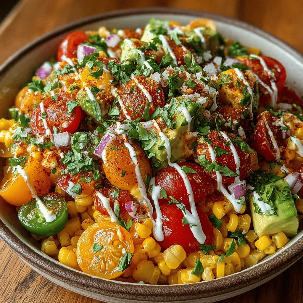 Der sommerliche Süßigkeiten Salat ist ein erfrischendes und nährstoffreiches Gericht, das perfekt für warme Tage geeignet ist. Dieses Rezept vereint die Süße frischer Süßwaisen mit der Cremigkeit von Avocado, dem Crunch von Paprika und Zwiebeln sowie der Frische von Koriander und Limette. Es ist ein ideales Gericht für Grillpartys, Picknicks oder einfach als leichte Mahlzeit an einem heißen Sommertag. Die Kombination aus frischen Zutaten macht diesen Salat nicht nur köstlich, sondern auch äußerst gesund.