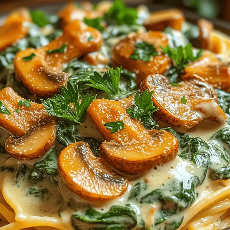 In der Welt der Pasta gibt es unzählige Rezepte, die durch ihre Kombination von Aromen und Texturen beeindrucken. Eine besonders schmackhafte und gleichzeitig gesunde Variante ist die samtige Spinach- und Pilzpasta-Delikatesse. Dieses Gericht vereint die frischen Aromen von Spinat und Pilzen mit einer cremigen Sauce, die einfach unwiderstehlich ist. Es ist nicht nur ein Fest der Sinne, sondern auch eine hervorragende Wahl für Vegetarier und gesundheitsbewusste Genießer.