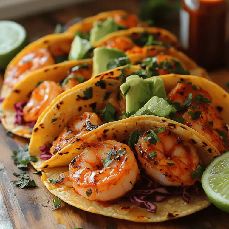 Wenn es um mexikanische Küche geht, sind Tacos ein unverzichtbarer Bestandteil, der in unzähligen Variationen auf der ganzen Welt geschätzt wird. Unter diesen köstlichen Optionen stechen die rauchigen Chipotle Garnelen-Tacos besonders hervor. Dieses Rezept kombiniert die zarten Aromen von großen Garnelen mit der rauchigen Schärfe von Chipotle in Adobosauce, was für eine Geschmacksexplosion sorgt, die sowohl Liebhaber der mexikanischen Küche als auch Neulinge begeistern wird.