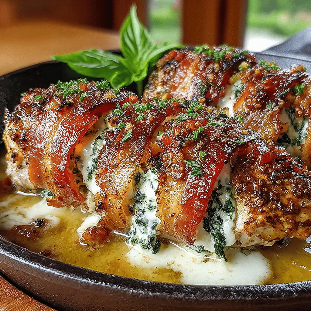 Willkommen in der Welt der köstlichen und gesunden Küche! Heute präsentieren wir Ihnen ein Rezept für Bacon-Wrapped Stuffed Chicken mit Mozzarella, das nicht nur geschmacklich überzeugt, sondern auch durch seine einfache Zubereitung besticht. Dieses Gericht ist ideal für Kochbegeisterte, Familien und gesundheitsbewusste Esser, die eine ausgewogene Mahlzeit schätzen, ohne auf Geschmack zu verzichten.