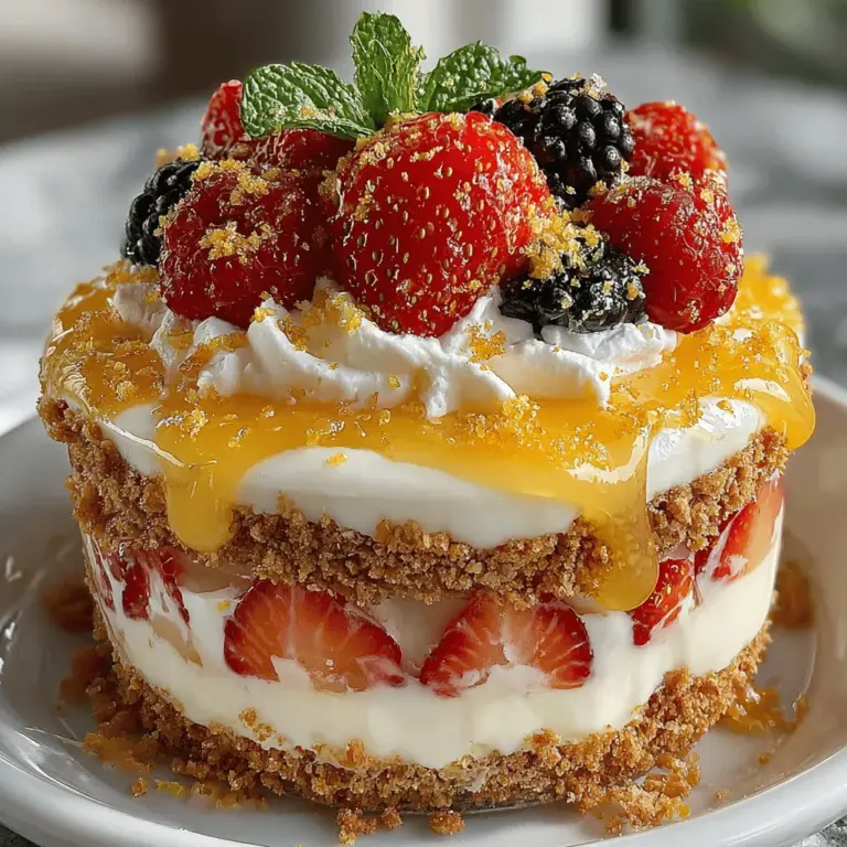 Wenn es um erfrischende Desserts geht, ist die Spritzig-zitronige Bliss Icebox Torte ein absolutes Highlight. Mit ihrem leichten, zitronigen Geschmack und der cremigen Konsistenz ist sie das perfekte Dessert für warme Sommertage oder festliche Anlässe. Diese Torte vereint die spritzige Frische von Zitronen mit der leichten Süße von Schlagsahne und ist dabei unglaublich einfach zuzubereiten. Sie ist ideal für alle, die nicht nur ein köstliches, sondern auch ein optisch ansprechendes Dessert servieren möchten.