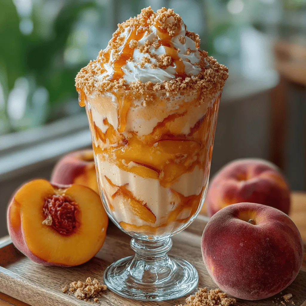 Der Pfirsich-Traum-Cobbler-Smoothie ist eine köstliche und gesunde Möglichkeit, die Aromen des Sommers in einem Glas zu genießen. Mit frischen, saftigen Pfirsichen, cremigem griechischen Joghurt und einer Prise Zimt kombiniert dieses Rezept die Essenz eines traditionellen Pfirsich-Cobblers in einer modernen und nahrhaften Form. Der Smoothie eignet sich perfekt als erfrischendes Frühstück, als Snack oder sogar als Dessert.