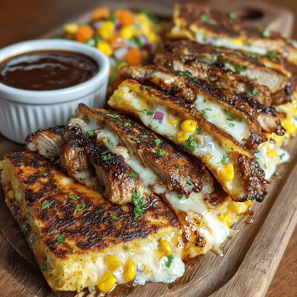 Die Basis für jede großartige Quesadilla sind die Zutaten. Bei diesem Rezept stehen Hähnchenbrustfilets, BBQ-Sauce, Käse und Gemüse im Vordergrund. Die Auswahl der richtigen Zutaten ist entscheidend, um den besten Geschmack zu erzielen. Frische Hähnchenbrustfilets bieten eine zarte Textur, während die BBQ-Sauce – ob rauchig oder süß – den Charakter der Quesadillas bestimmt. Die Verwendung von hochwertigem Käse sorgt für eine cremige Konsistenz, die beim Schmelzen in der Quesadilla perfekt zur Geltung kommt. Außerdem können Sie die Füllungen nach Ihrem Geschmack anpassen, indem Sie saisonales Gemüse oder Ihre Lieblingszutaten hinzufügen.