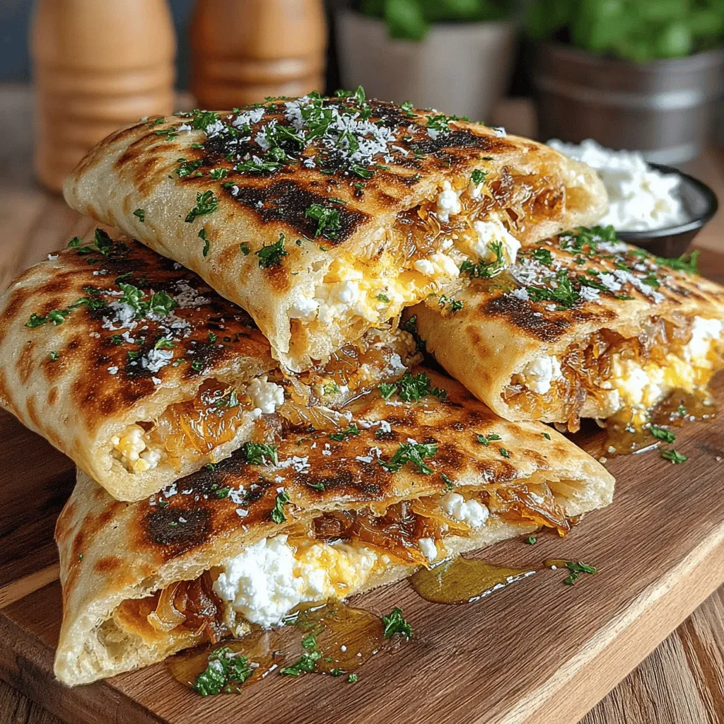 Wenn du auf der Suche nach einem köstlichen und herzhaften Gericht bist, das sowohl einfach zuzubereiten als auch unglaublich lecker ist, dann sind die herzhafte Zwiebel-Feta gefüllte Fladenbrote genau das Richtige für dich. Dieses Rezept vereint die Aromen von süß karamellisierten Zwiebeln und würzigem Feta-Käse, verpackt in einem selbstgemachten, weichen Fladenbrot. Perfekt für ein schnelles Mittagessen, ein leichtes Abendessen oder sogar als Snack für unterwegs!