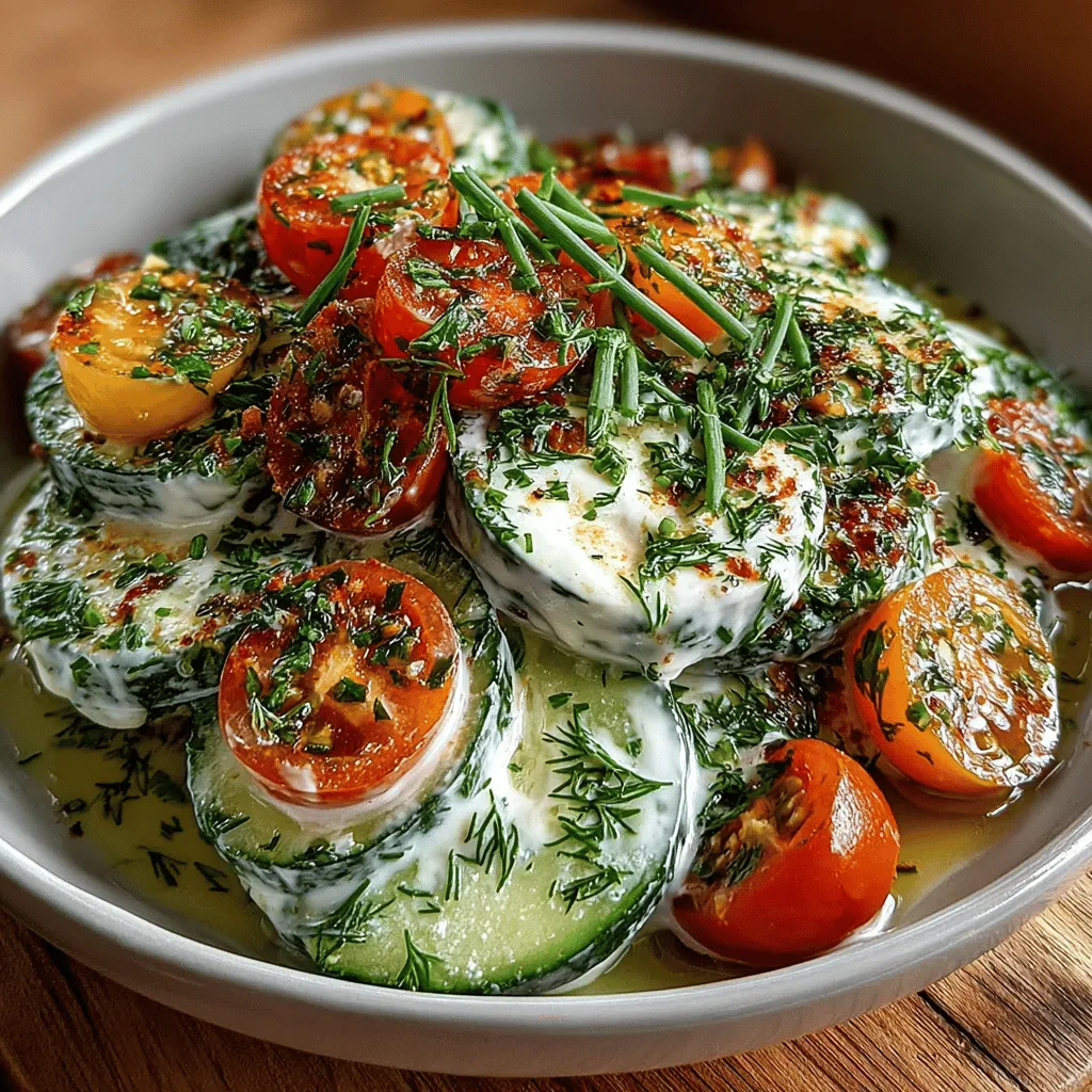 Willkommen in der Welt der erfrischenden und gesunden Salate! Heute präsentieren wir Ihnen ein Rezept für einen Erfrischenden Cremigen Gurken-Dill-Salat, das nicht nur köstlich, sondern auch einfach zuzubereiten ist. Dieses Gericht ist eine perfekte Kombination aus knackigen Gurken und einem cremigen Dressing, das mit frischem Dill und anderen aromatischen Zutaten verfeinert wird. Ideal als Beilage zu Grillgerichten, als leichtes Mittagessen oder sogar als erfrischender Snack an heißen Sommertagen – dieser Salat ist vielseitig und passt zu vielen Anlässen.