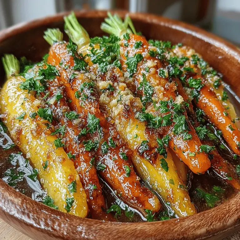 Willkommen zu einem ganz besonderen Rezept, das nicht nur den Gaumen erfreut, sondern auch die Seele wärmt: die Süße Gelassenheit in Form von Crockpot Ahorn-Zucker Glasierte Karotten. Dieses Rezept vereint die Süße des Ahornsirups mit der dezenten Würze von Zimt und Muskatnuss und verwandelt einfache Babykarotten in ein köstliches Beilagengericht. Die Kombination aus der süßen Glasur und der zarten Textur der Karotten macht dieses Gericht zu einem perfekten Begleiter für eine Vielzahl von Hauptgerichten, sei es zu einem festlichen Abendessen oder einem entspannten Familienessen.
