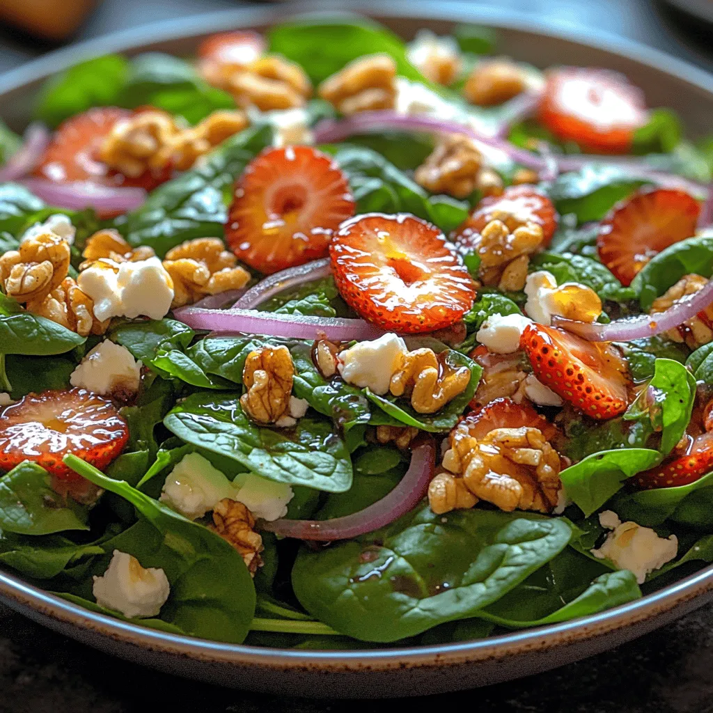 In der heutigen schnelllebigen Welt, in der Fertiggerichte und Fast Food oft die Oberhand gewinnen, wird die Bedeutung von hausgemachten Rezepten immer wichtiger. Selbst zu kochen bedeutet nicht nur, gesündere Entscheidungen zu treffen, sondern auch, eine Verbindung zu den Zutaten und deren Herkunft aufzubauen. Ein liebevoll zubereitetes Gericht kann Erinnerungen wecken und Freude bereiten. Der Beerenfreude-Spinat-Salat ist genau das – ein frischer, bunter Salat, der gesund und köstlich ist und sich ideal für jede Jahreszeit eignet.