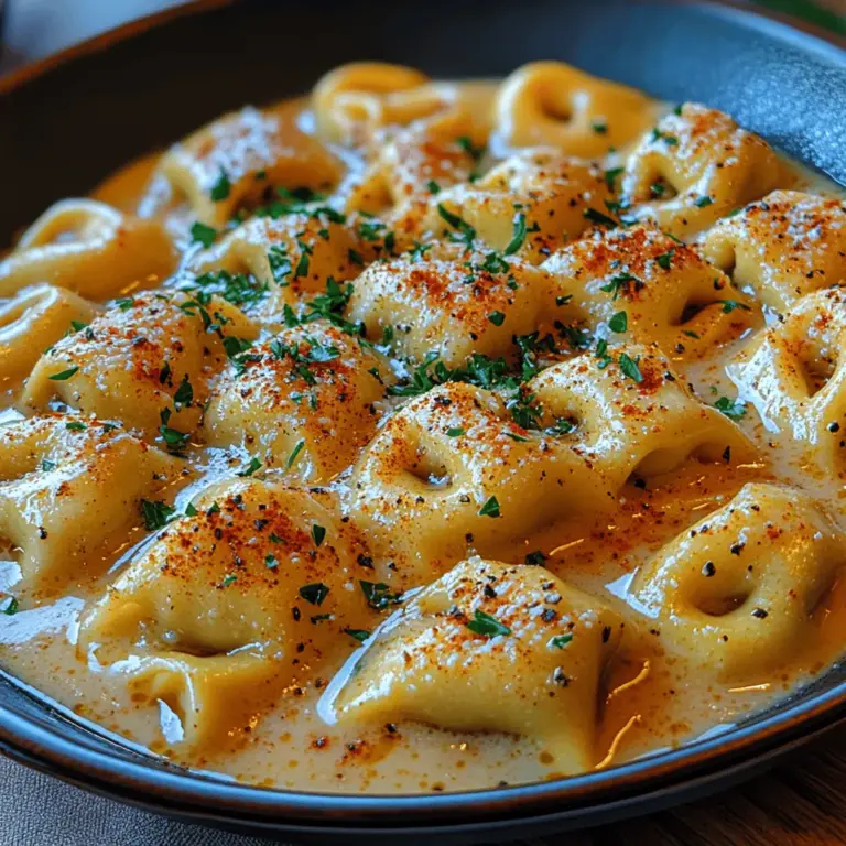 Wenn Sie auf der Suche nach einem cremigen, geschmackvollen Gericht sind, das sowohl einfach zuzubereiten als auch beeindruckend für Gäste ist, dann sind Sie hier genau richtig. Die cremigen Knoblauch-Parmesan Tortellini sind nicht nur ein Fest für die Sinne, sondern auch ein hervorragendes Beispiel für die italienische Küche, die sich durch einfache, aber hochwertige Zutaten auszeichnet. Diese Kombination aus frischen Käse-Tortellini, aromatischem Knoblauch und geschmolzenem Parmesan wird Ihnen das Wasser im Mund zusammenlaufen lassen und sich schnell zu einem Ihrer Lieblingsgerichte entwickeln.