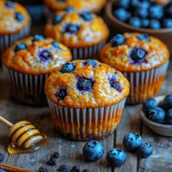 Heidelbeer-Muffins sind nicht nur ein leckeres Gebäck, sondern auch eine hervorragende Möglichkeit, die gesundheitlichen Vorteile von Heidelbeeren in den Alltag zu integrieren. Diese kleinen, saftigen Muffins sind perfekt für ein gesundes Frühstück, einen Snack am Nachmittag oder sogar als süßes Dessert. Die Kombination aus Vollkornmehl und Mandelmehl sorgt nicht nur für eine luftige Textur, sondern liefert auch wertvolle Nährstoffe und Ballaststoffe, die das Sättigungsgefühl unterstützen.