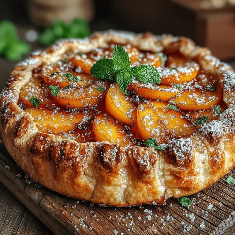 Die Hauptzutat dieser Galette sind frische, reife Pfirsiche. Sie verleihen dem Dessert nicht nur den charakteristischen Geschmack, sondern sind auch reich an Vitaminen und Antioxidantien. Pfirsiche enthalten Vitamin C, das das Immunsystem stärkt, sowie Ballaststoffe, die die Verdauung fördern. Für dieses Rezept benötigen Sie etwa 2 Tassen Pfirsiche, was ungefähr 4-5 mittelgroßen Pfirsichen entspricht. Achten Sie darauf, die Pfirsiche gut zu wählen – sie sollten fest und duftend sein, aber auch leicht nachgeben, wenn man sanften Druck ausübt.