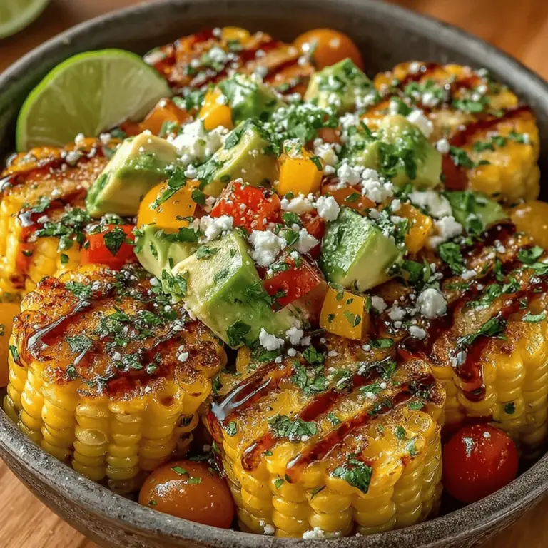 Süßer Maissalat ist ein erfrischendes, leichtes Gericht, das die Aromen des Sommers perfekt einfängt. Ideal für Grillfeste, Picknicks oder als Beilage zu einem Hauptgericht, verbindet dieser Salat die Süße des Maises mit frischen, knackigen Gemüsesorten und einer spritzigen Limetten-Vinaigrette. Dieses Rezept ist nicht nur einfach zuzubereiten, sondern auch eine leckere Möglichkeit, die Vorteile von frischem Gemüse und gesunden Fetten zu genießen.