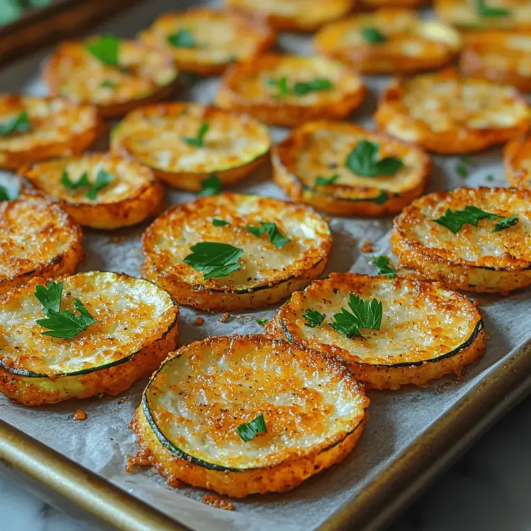 Zucchini-Chips sind eine köstliche und gesunde Snack-Option, die nicht nur einfach zuzubereiten ist, sondern auch unglaublich vielseitig. In den letzten Jahren haben sie in der Welt der gesunden Ernährung und des bewussten Genusses zunehmend an Beliebtheit gewonnen. Die Kombination aus knuspriger Textur und dem herzhaften Geschmack von Parmesan macht diese Chips zu einer hervorragenden Alternative zu herkömmlichen Kartoffelchips. Egal, ob als Snack für zwischendurch oder als Beilage zu einem Hauptgericht – die goldenen Parmesan Zucchini-Chips sorgen für einen wahren Genussmoment.