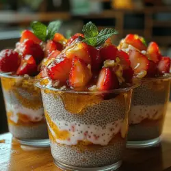 In der modernen Küche gewinnen gesunde und kreative Rezepte immer mehr an Bedeutung. Sie sind nicht nur eine Möglichkeit, Nahrungsmittel zuzubereiten, sondern auch eine Art, Freude zu verbreiten und den Gaumen zu verwöhnen. Vor allem in Zeiten, in denen immer mehr Menschen auf eine ausgewogene Ernährung achten, sind Rezepte wie unser Süße Erdbeer-Chiapudding Becher ein wahrer Hit. Diese köstlichen Becher sind nicht nur optisch ein Genuss, sondern auch nahrhaft und einfach zuzubereiten.