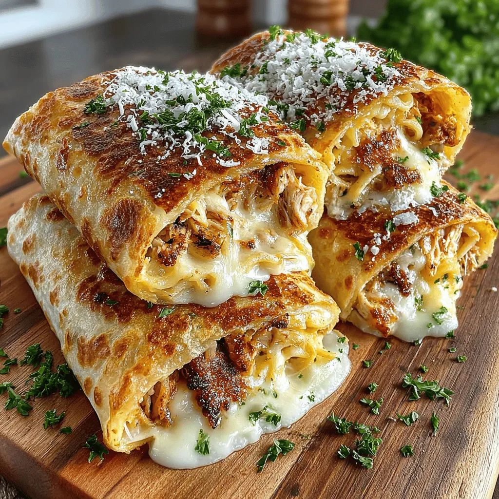 In der modernen Küche sind Rezepte nicht nur einfache Kochanleitungen, sondern auch kreative Ausdrucksformen, die es uns ermöglichen, Genuss und Geselligkeit zu verbinden. Sie bieten uns die Möglichkeit, mit verschiedenen Zutaten zu experimentieren und neue Geschmackserlebnisse zu kreieren. Eines der Rezepte, das in dieser Hinsicht besonders hervorzuheben ist, sind die Käse-Hühnchen-Alfredo-Tortilla-Melts. Dieses Gericht vereint die herzhaften Aromen von zartem Hähnchen, cremiger Alfredo-Sauce und geschmolzenem Käse in einer knusprigen Tortilla. Perfekt für ein schnelles Abendessen oder als leckere Snack-Option, ist dieses Rezept einfach zuzubereiten und begeistert sowohl Familie als auch Freunde.