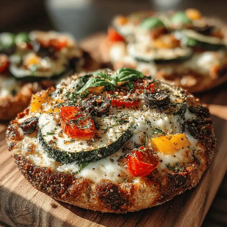 Zucchini Pita Pizzas sind eine kreative und gesunde Alternative zu herkömmlichen Pizzas. Dieses Rezept vereint frische, aromatische Zutaten und bietet eine köstliche Möglichkeit, Gemüse in deine Mahlzeiten zu integrieren. Die Kombination aus knusprigem Pita-Brot, zartem Mozzarella-Käse und einer Vielzahl von buntem Gemüse macht diese Pizzas nicht nur schmackhaft, sondern auch nährstoffreich. Ideal für alle, die auf der Suche nach einer schnellen, gesunden Mahlzeit sind, sind diese Zucchini Pita Pizzas perfekt für Familien, Vegetarier und Gesundheitsbewusste.