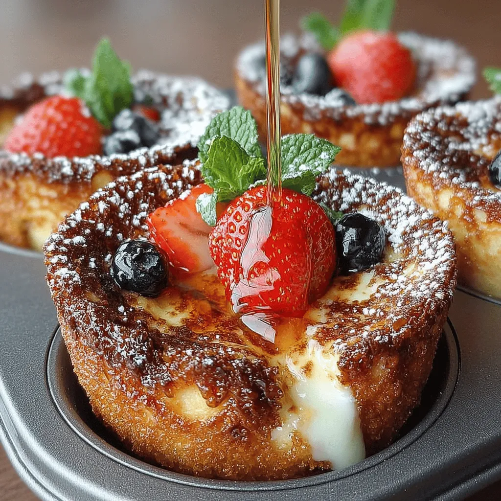 Willkommen zu einem wunderbaren Frühstückserlebnis, das nicht nur den Gaumen verwöhnt, sondern auch eine perfekte Balance zwischen Geschmack und Nährstoffen bietet. Die gebackenen Französischen Toast Muffins sind eine kreative Variante des klassischen französischen Toasts, die sowohl Kinder als auch Erwachsene begeistern wird. Dieses Rezept ist ideal für Familienfeiern, Brunches oder einfach als besondere Belohnung an einem Sonntagmorgen.