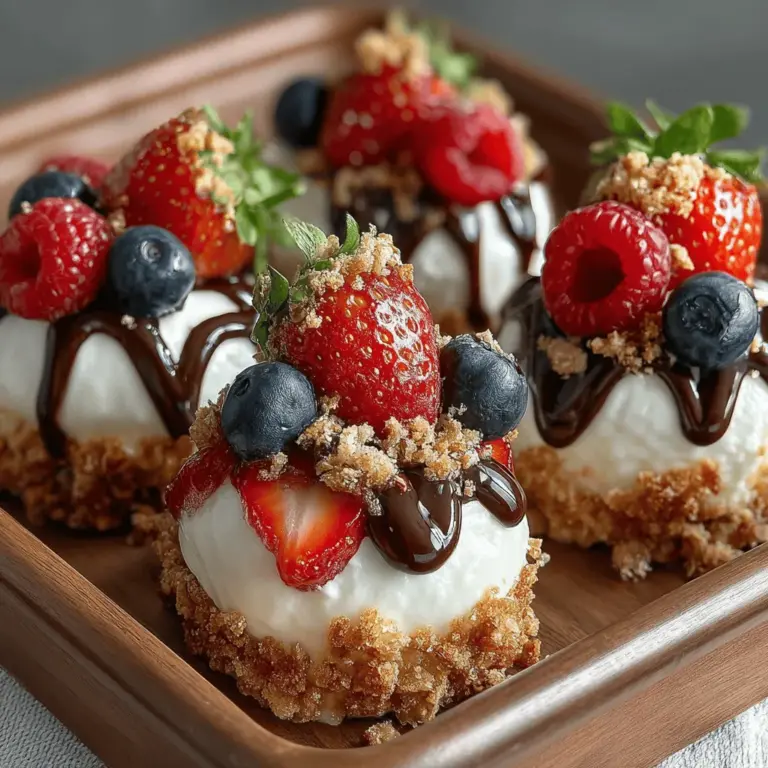 Die Idee hinter gefrorenen Beeren-Joghurt-Wirbelclustern ist nicht nur, ein erfrischendes Dessert zu kreieren, sondern auch, die natürlichen Aromen der Beeren und die Cremigkeit des Joghurts zu betonen. Diese kleinen Leckereien sind perfekt für heiße Sommertage, Picknicks im Freien oder als gesunder Snack für zwischendurch. Die Kombination aus frischen, gefrorenen Beeren und griechischem Joghurt macht sie zu einer proteinreichen und nährstoffreichen Option, die sowohl Kinder als auch Erwachsene begeistern wird.