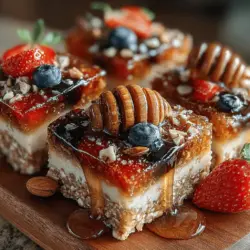 Die Beeren-Liebe Hafer Frühstücks-Bark ist nicht nur ein köstliches Frühstück, sondern auch ein praktischer Snack für zwischendurch. In einer Zeit, in der gesundes Essen oft mit viel Aufwand verbunden ist, bietet dieses Rezept eine einfache und schnelle Lösung, um sich mit vitalen Nährstoffen zu versorgen. Die Kombination aus Haferflocken und gefrorenen Beeren sorgt für eine hervorragende Balance aus Ballaststoffen, Vitaminen und Mineralstoffen – perfekt für einen energiereichen Start in den Tag oder als gesunder Snack.