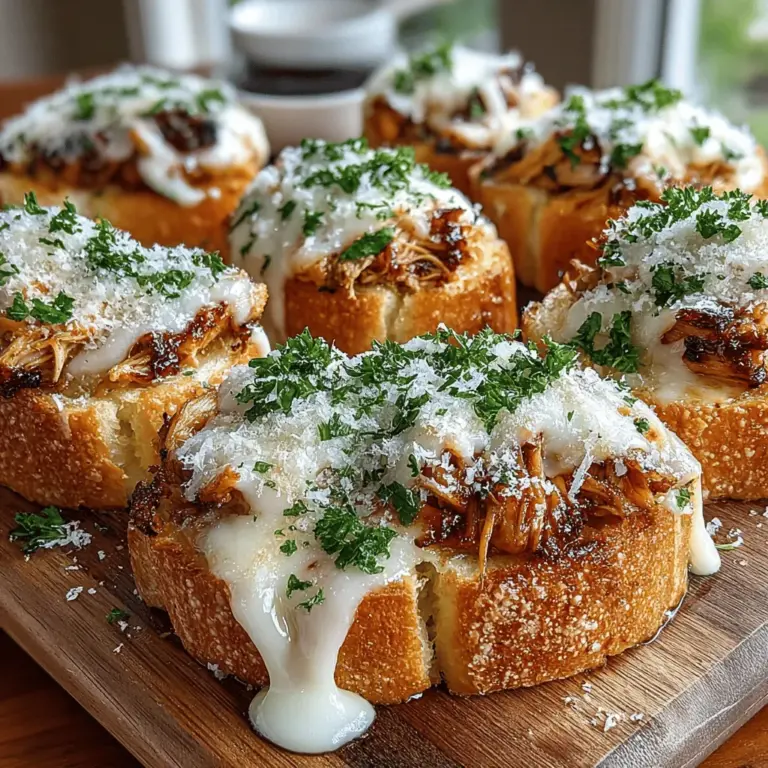 Wenn es um einfache und köstliche Snacks geht, sind Mini Chicken Alfredo Pizza Bites der absolute Hit! Diese kleinen Leckerbissen vereinen die cremige Köstlichkeit von Alfredo-Sauce mit zartem Hühnchen und geschmolzenem Käse, alles eingehüllt in einen perfekt gebackenen Pizzateig. Ob für einen Filmabend, eine Party oder einfach als Snack für zwischendurch – diese Pizza Bites werden garantiert alle begeistern.