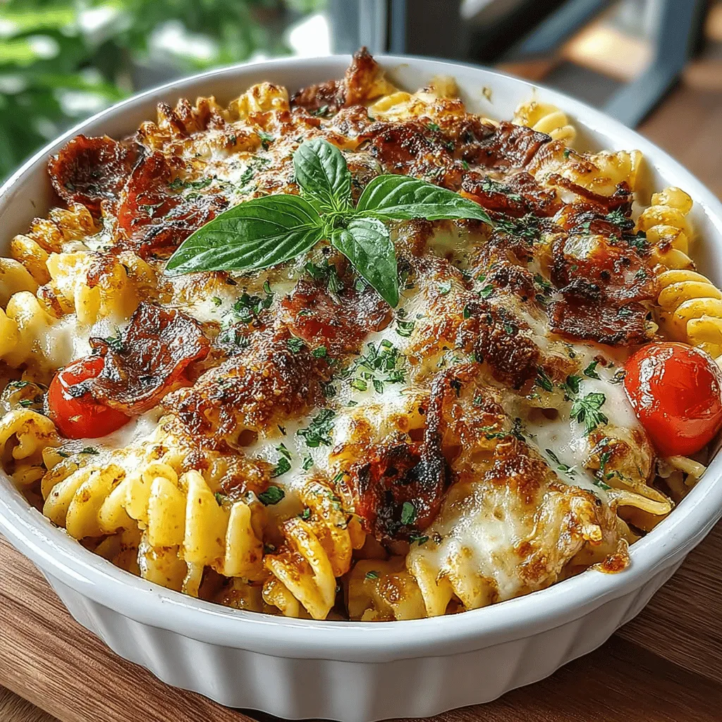 Der erste Schritt bei der Zubereitung eines großartigen Pasta-Auflaufs ist die Wahl der richtigen Pasta. Für dieses Rezept empfehlen wir Fusilli oder Penne. Diese Pastaformen sind nicht nur köstlich, sondern halten auch die Sauce und die anderen Zutaten gut fest, sodass jeder Bissen ein Geschmackserlebnis wird.