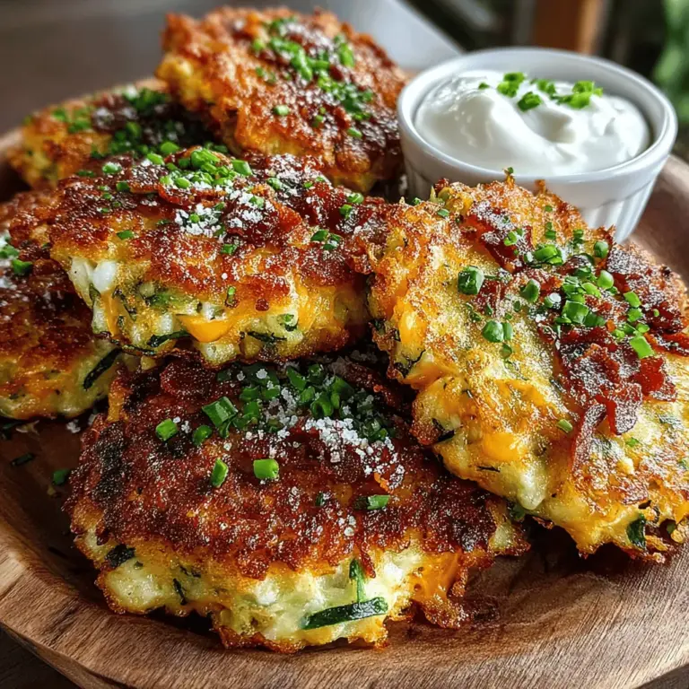 Um die köstlichen Käse-Zucchini-Speck-Puffer zuzubereiten, benötigen Sie einige grundlegende Zutaten, die zusammen eine harmonische Geschmackskomposition ergeben. Hier sind die wichtigsten Zutaten und ihre Rolle im Rezept: