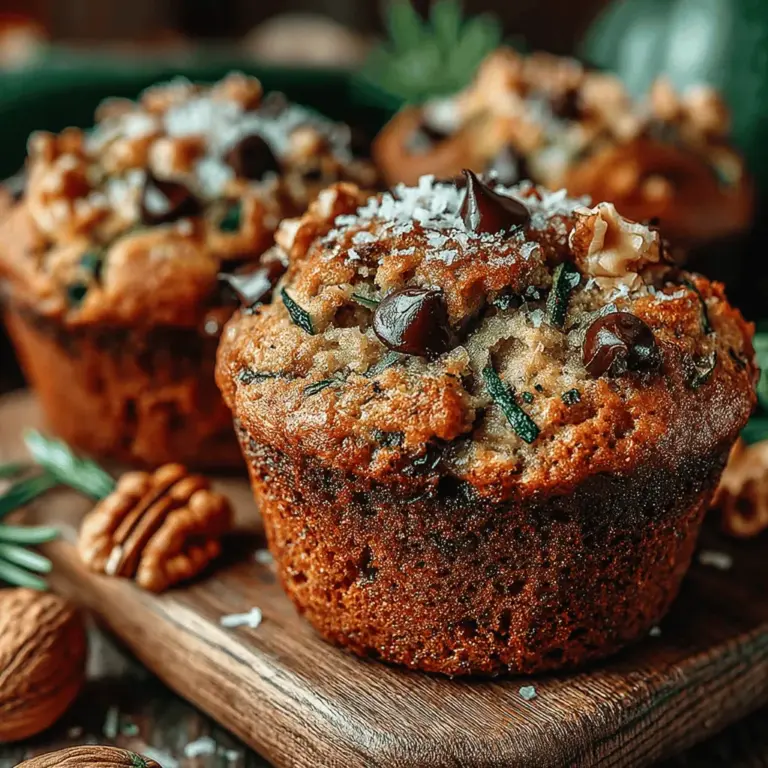 Zucchini ist nicht nur ein vielseitiges Gemüse, sondern auch der Hauptdarsteller in unserem heutigen Rezept: Zesty Zucchini Cookie Muffins. Diese köstlichen Muffins sind eine perfekte Mischung aus süß und herzhaft und bringen eine erfrischende Note in die Welt der Backwaren. Ursprünglich in der amerikanischen Küche populär geworden, haben sich Zucchini-Muffins als ideale Lösung erwiesen, um Gemüse in unseren Speiseplan einzubauen, ohne dabei auf Geschmack verzichten zu müssen. Diese Muffins sind nicht nur eine hervorragende Möglichkeit, um Reste aus dem Garten zu verwerten, sondern sie sind auch bei Kindern und Erwachsenen gleichermaßen beliebt.