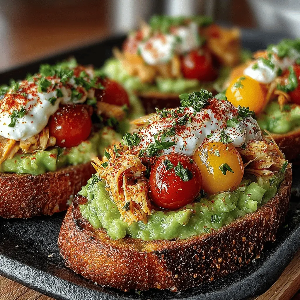 In der Welt der schnellen Snacks und Appetitanreger sind Mini Hähnchen-Avocado-Toasties eine wahre Sensation. Dieses Rezept verbindet die zarte Textur von zerkleinertem Hähnchen mit dem cremigen Geschmack von Avocado, was zu einer gesunden und schmackhaften Kombination führt. Ideal für Partys, als Fingerfood oder einfach als schnelles Mittagessen sind diese Toasties nicht nur köstlich, sondern auch nahrhaft.