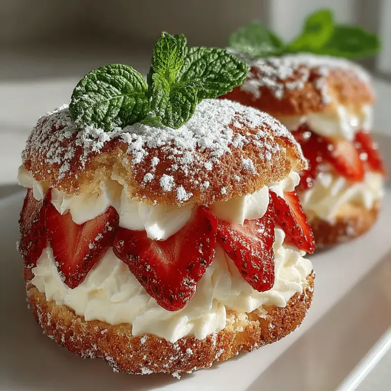 Gefrorene Desserts sind besonders bei warmem Wetter sehr gefragt, da sie eine erfrischende Abkühlung bieten. Die Kombination aus leichten Shortcake-Münzen und einer cremigen Erdbeerfüllung macht diese Leckerei zu einem perfekten Sommerdessert. Das Rezept ist nicht nur einfach zuzubereiten, sondern auch vielseitig. Sie können mit verschiedenen Früchten experimentieren oder die Füllungen nach Ihrem Geschmack variieren. Diese Shortcake-Sandwich-Münzen sind ideal zum Teilen bei Grillpartys, Picknicks oder einfach nur als süßer Snack für zwischendurch.