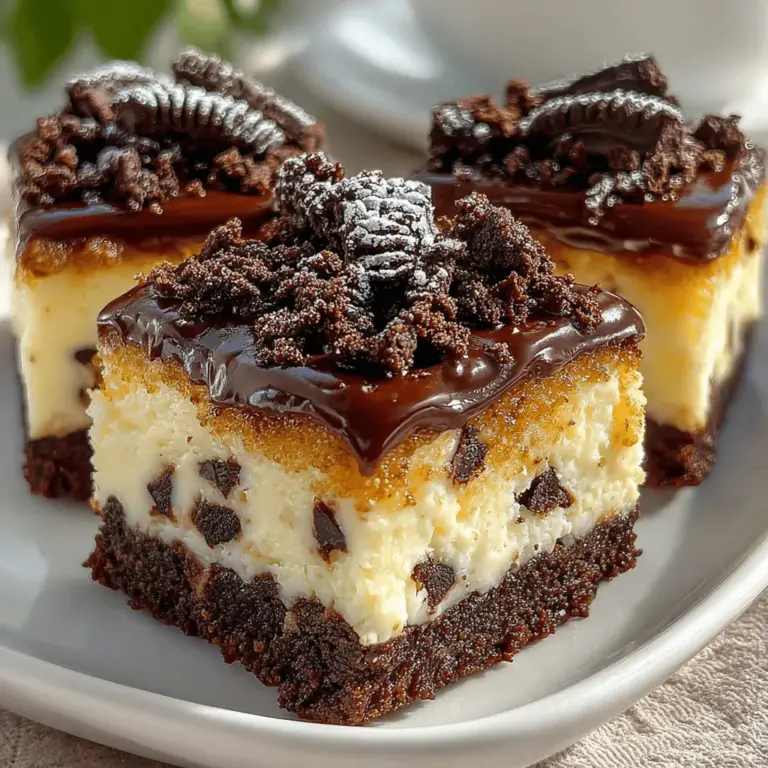 Willkommen in der köstlichen Welt der No-Bake Oreo Cheesecake Riegel! Dieses Rezept ist nicht nur einfach zuzubereiten, sondern auch ein wahrer Genuss für alle, die die Kombination von cremigem Käsekuchen und schokoladigen Oreo-Keksen lieben. No-Bake Desserts erfreuen sich immer größerer Beliebtheit, da sie nicht nur Zeit sparen, sondern auch eine erfrischende Alternative zu traditionellen Backmethoden bieten. In diesem Artikel zeigen wir Ihnen, wie Sie diese unwiderstehlichen Riegel zubereiten können, während wir gleichzeitig die Bedeutung der Verwendung hausgemachter Zutaten betonen.