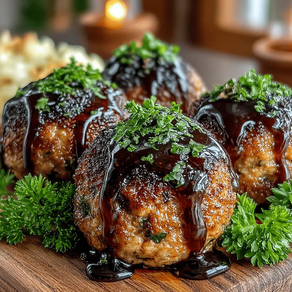 Die Wurzeln von Fleischbällchen reichen weit zurück und sind in vielen Kulturen zu finden. In der italienischen Küche sind sie ein klassisches Gericht, das oft mit verschiedenen Saucen und Beilagen serviert wird. Die Kombination von Hackfleisch mit einer Vielzahl von Gewürzen und Kräutern macht sie zu einer schmackhaften und abwechslungsreichen Speise. Die Idee, die Fleischbällchen mit einer Balsamico-Vinaigrette zu kombinieren, ist eine moderne Interpretation, die den traditionellen Geschmack mit einer neuen, aufregenden Note ergänzt. Die Süße des Honigs und der säuerliche Balsamico-Essig harmonieren perfekt und verleihen den Fleischbällchen eine besondere Tiefe.