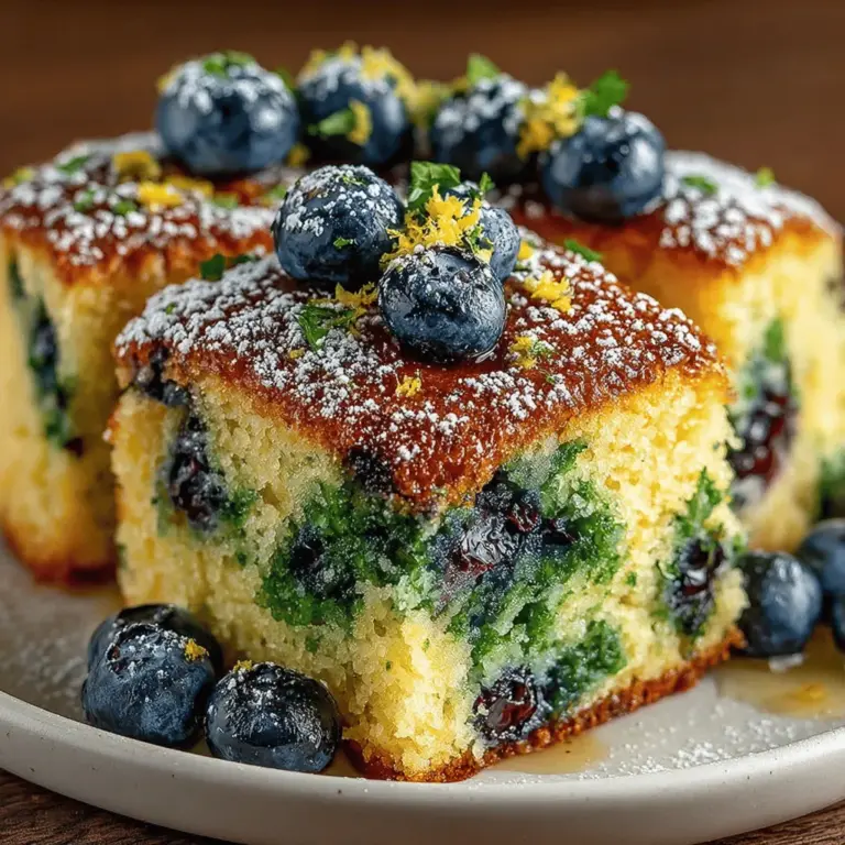 Der Zesty Lemon Blueberry Zucchini Cake ist ein wahrhaft außergewöhnlicher Kuchen, der frische Aromen und gesunde Zutaten perfekt vereint. Diese delikate Kombination aus Zitronenfrische, saftigen Blaubeeren und zarten Zucchini sorgt für ein Geschmackserlebnis, das sowohl den Gaumen erfreut als auch das Auge anspricht. In einer Zeit, in der die Menschen zunehmend nach gesunden, selbstgemachten Alternativen zu industriell gefertigten Produkten suchen, zeigt dieses Rezept, wie einfach es sein kann, einen köstlichen und nahrhaften Kuchen selbst zu backen.