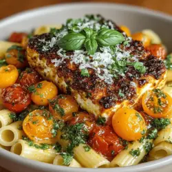 Die Ofen-gebackene Feta-Pasta mit Kirschtomaten ist ein wahres Highlight der modernen Küche und erfreut sich nicht ohne Grund großer Beliebtheit. Dieses Gericht vereint die Aromen von frisch gebackenen Kirschtomaten mit dem cremigen, herzhaften Geschmack von Feta-Käse und wird durch die perfekte Pasta-Kombination abgerundet. Ursprünglich aus der griechischen Küche inspiriert, hat sich dieses Rezept in den letzten Jahren zu einem absoluten Trend entwickelt – und das zu Recht! Es ist nicht nur einfach zuzubereiten, sondern auch unglaublich schmackhaft und sättigend.