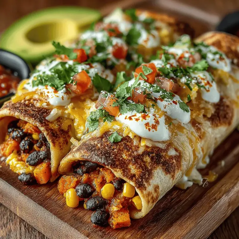 Rezepte sind das Herzstück jeder Küche. Sie bieten nicht nur eine Anleitung zum Kochen, sondern auch die Möglichkeit, verschiedene Aromen und Kulturen zu erkunden. In einer Welt, in der die Vielfalt der Küche unendlich ist, sind Frühstücksgerichte besonders beliebt, da sie den perfekten Start in den Tag bieten. Heute stellen wir Ihnen ein köstliches Rezept für Würzige-süße Süßkartoffel-Chili Frühstücks-Burritos vor. Diese Burritos kombinieren die Süße der Süßkartoffeln mit herzhaften Gewürzen und einer reichhaltigen Chili-Mischung, die Ihr Frühstück zu einem unvergesslichen Erlebnis macht.