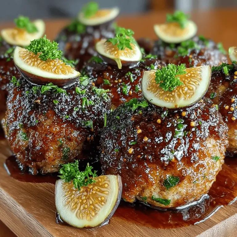 Fleischbällchen haben ihren Ursprung in vielen verschiedenen Küchen der Welt und sind seit Jahrhunderten ein beliebtes Gericht. Von italienischen Polpette über schwedische Köttbullar bis hin zu arabischen Kofta – die Variationen sind zahlreich und spiegeln die kulinarischen Traditionen ihrer jeweiligen Länder wider. In unserem Rezept vereinen wir die rustikale Tradition der Fleischbällchen mit der modernen, süßen Note von Feigenmarmelade. Dies ergibt eine harmonische Balance aus herzhaft und süß, die sowohl Kinder als auch Erwachsene begeistert.